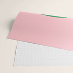 Minimal Modern Archway Color Block in Pink and Green Wrapping Paper Gallery Image 2