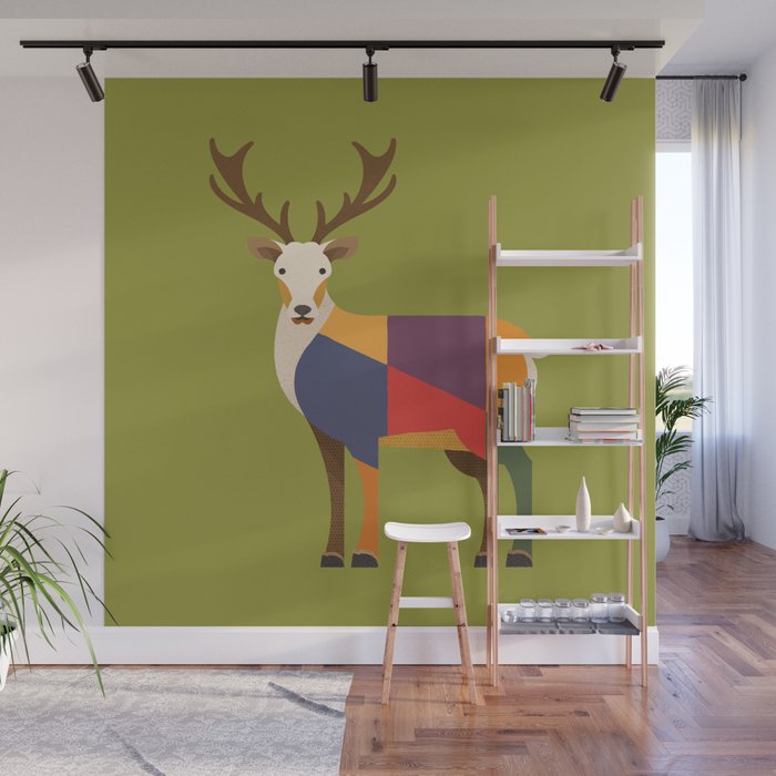 Red Deer Wall Mural Gallery Image 1