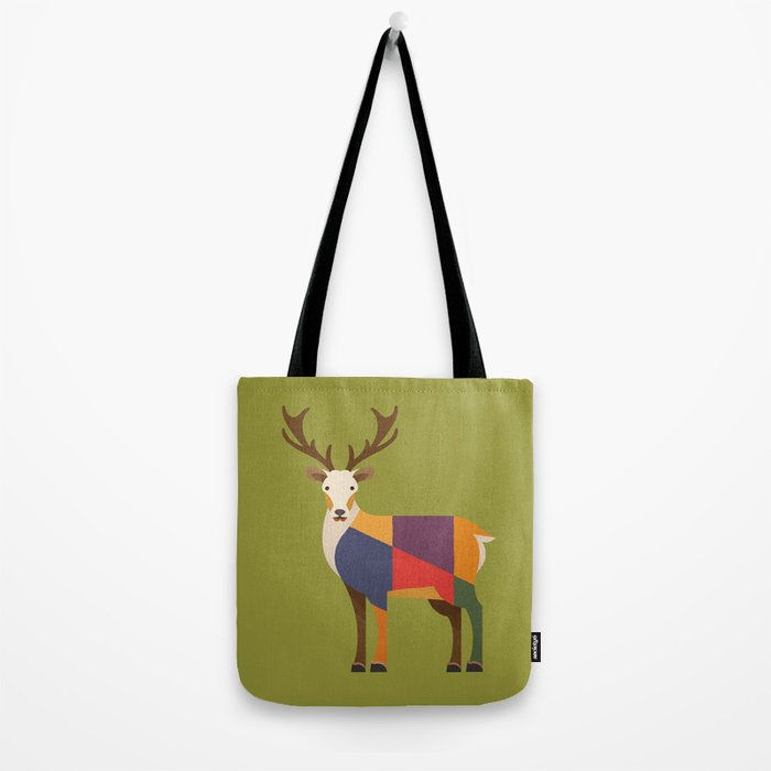 Red Deer Tote Bag Gallery Image 2