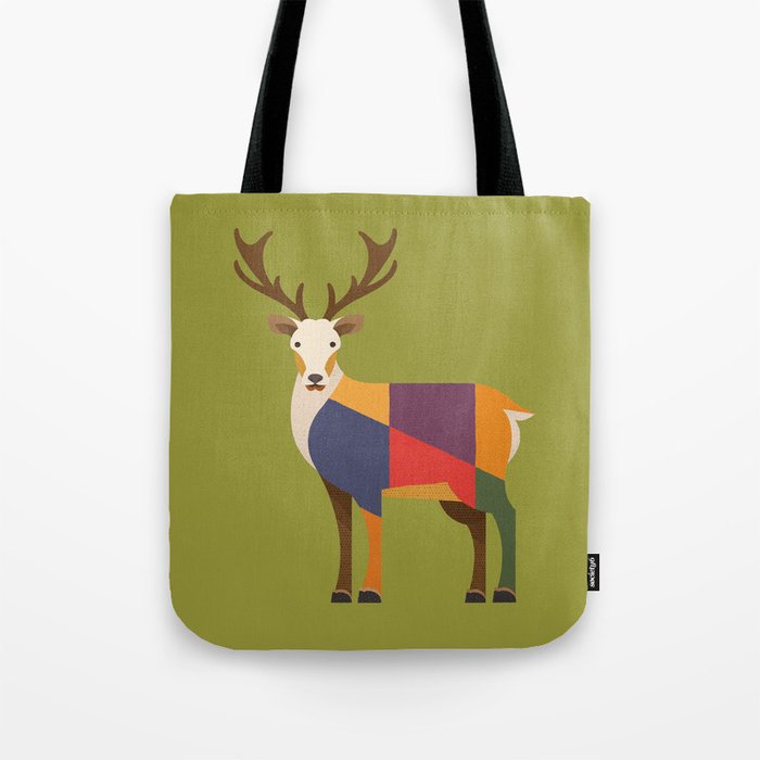 Red Deer Tote Bag Gallery Image 1