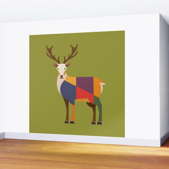 Red Deer Wall Mural Gallery Image 2
