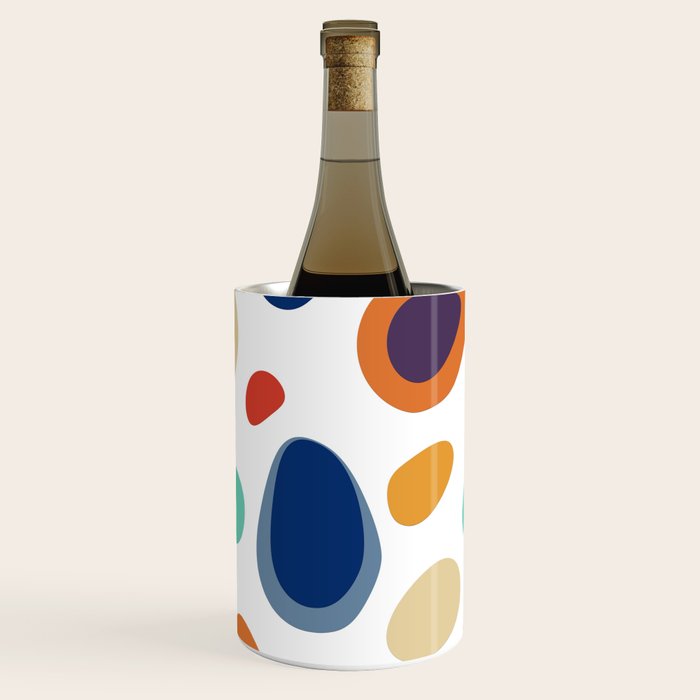 Terrazzo Abstract Pattern Wine Chiller Gallery Image 1