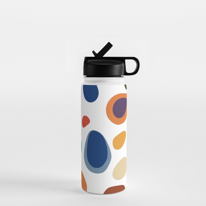 Terrazzo Abstract Pattern Water Bottle Gallery Image 1