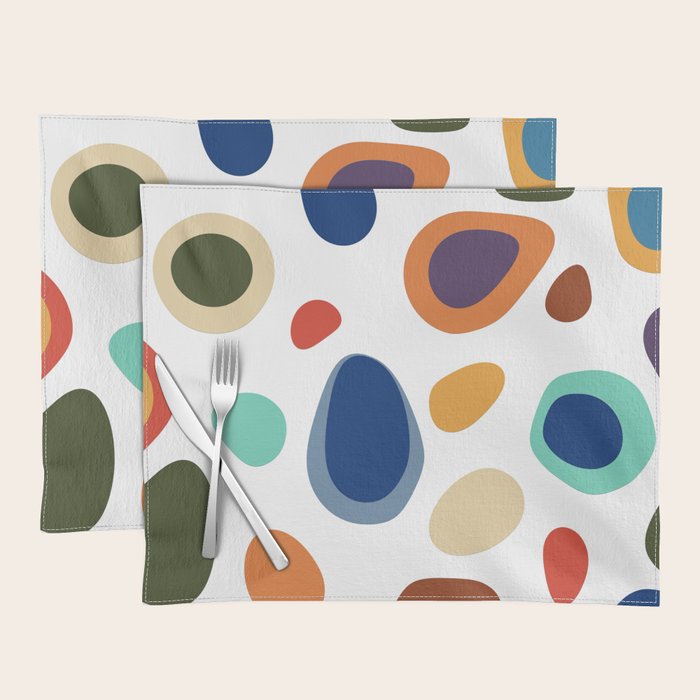 Terrazzo Abstract Pattern Placemat Gallery Image 1