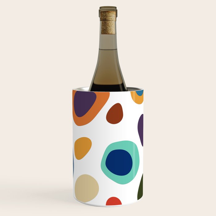 Terrazzo Abstract Pattern Wine Chiller Gallery Image 3