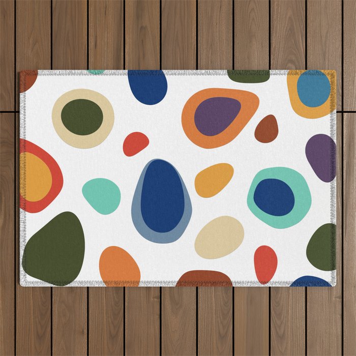 Terrazzo Abstract Pattern Outdoor Rug Gallery Image 1