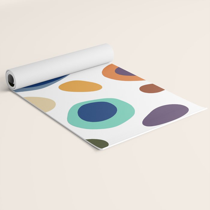 Terrazzo Abstract Pattern Yoga Mat Gallery Image 2