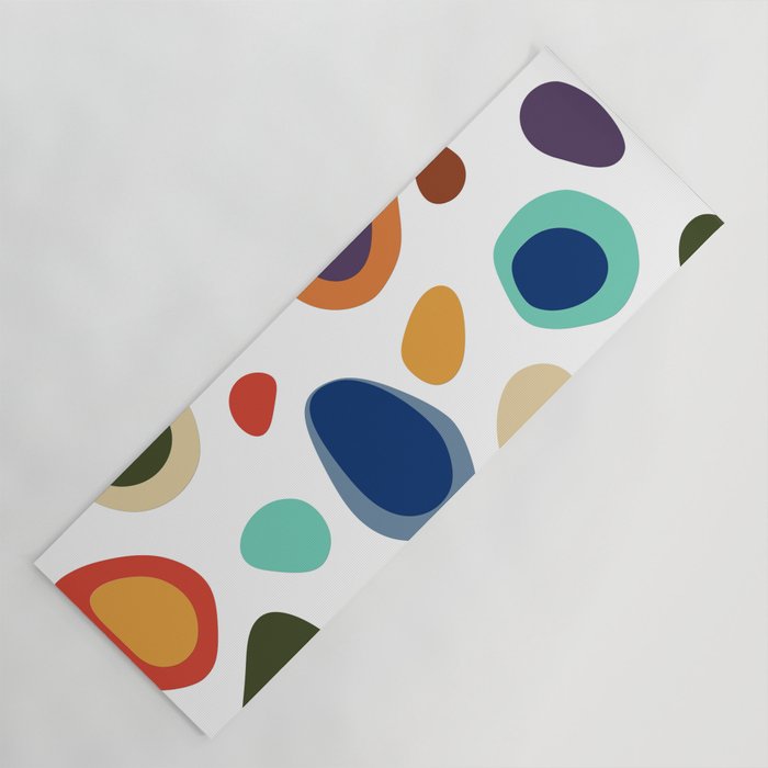 Terrazzo Abstract Pattern Yoga Mat Gallery Image 1
