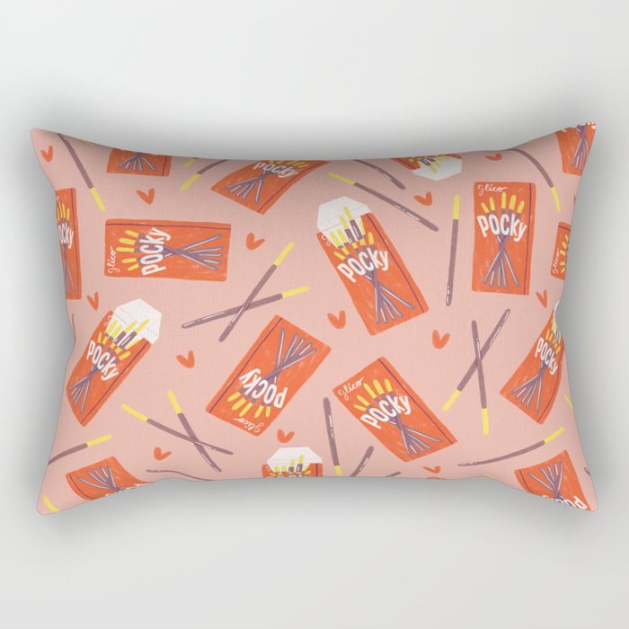 Pocky Time Rectangular Pillow Gallery Image 2
