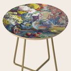 Fish, Fruits, and Flowers (c.1923) painting in high resolution by Kathryn E. Cherry.  Side Table Gallery Image 2