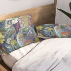 Fish, Fruits, and Flowers (c.1923) painting in high resolution by Kathryn E. Cherry.  Pillow Sham Gallery Image 2