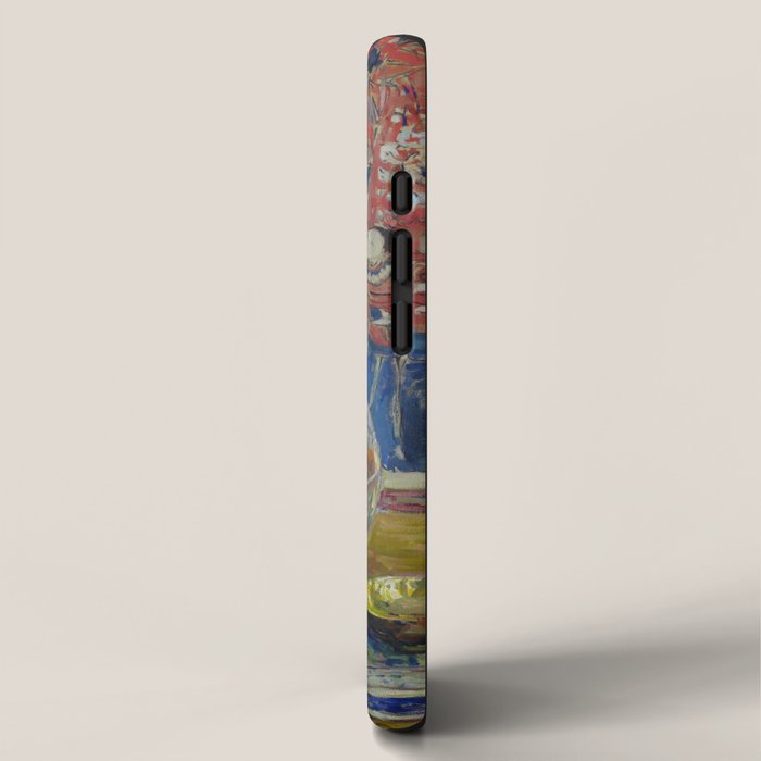 Fish, Fruits, and Flowers (c.1923) painting in high resolution by Kathryn E. Cherry.  iPhone Case Gallery Image 2