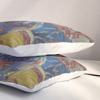 Fish, Fruits, and Flowers (c.1923) painting in high resolution by Kathryn E. Cherry.  Pillow Sham Gallery Image 3