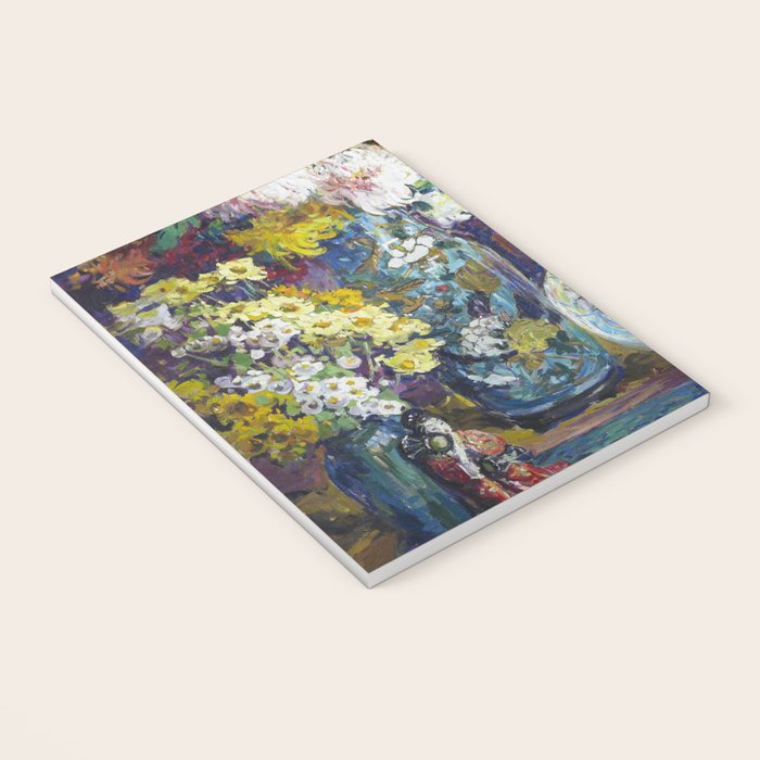 Fish, Fruits, and Flowers (c.1923) painting in high resolution by Kathryn E. Cherry.  Notebook Gallery Image 3
