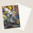 Fish, Fruits, and Flowers (c.1923) painting in high resolution by Kathryn E. Cherry.  Stationery Card Gallery Image 2