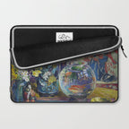 Fish, Fruits, and Flowers (c.1923) painting in high resolution by Kathryn E. Cherry.  Laptop Sleeve Gallery Image 2
