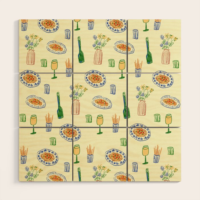 Italian Market Wood Wall Art Gallery Image 1
