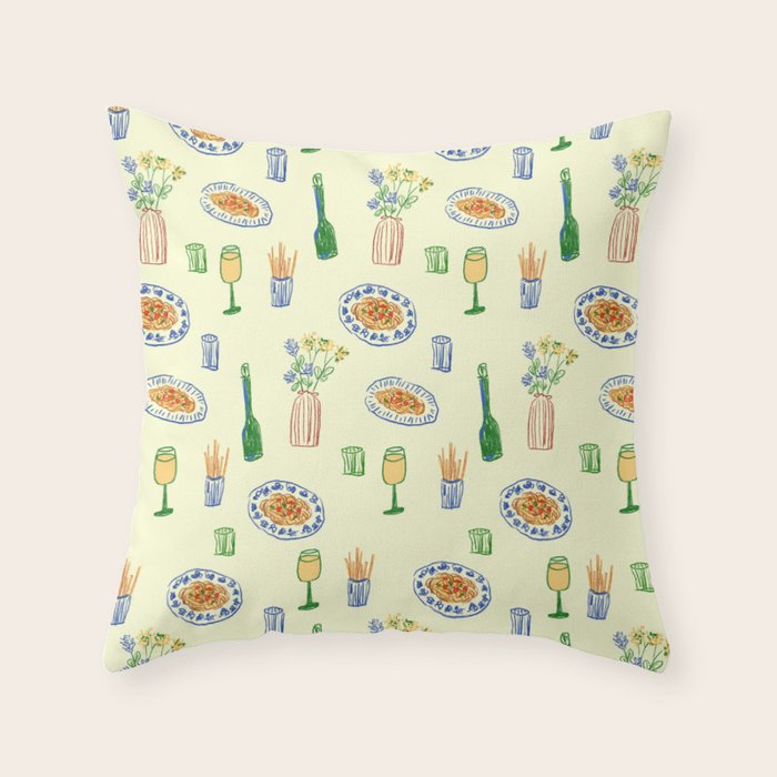 Italian Market Throw Pillow Gallery Image 1