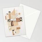 Abstract Mixed Media Collage #9 Stationery Card Gallery Image 2
