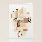 Abstract Mixed Media Collage #9 Stationery Card Gallery Image 2