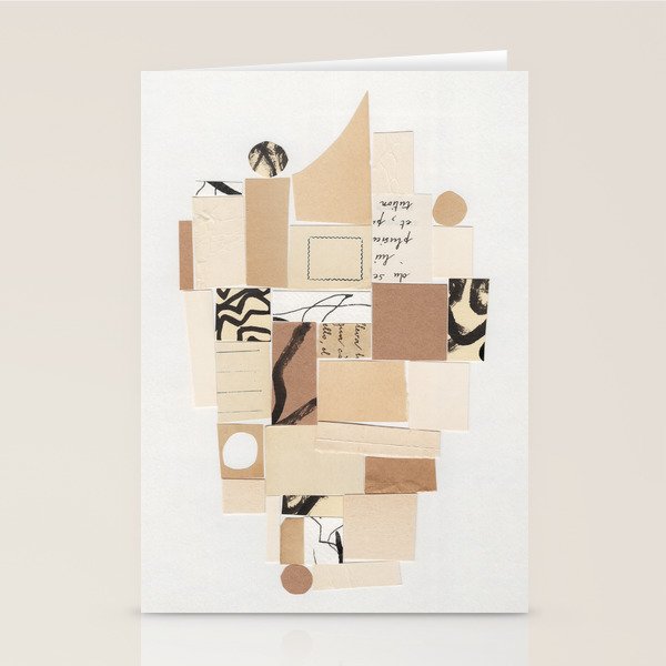 Abstract Mixed Media Collage #9 Stationery Card Gallery Image 2