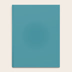 Minimal, Solid Color, Vivid Teal Notebook Gallery Image 4