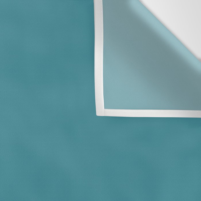 Minimal, Solid Color, Vivid Teal Wall Tapestry Gallery Image 3