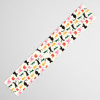 Colorful Cats Pattern Table Runner Gallery Image 3