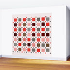 Christmas Quilt - pattern no3 Wall Mural Gallery Image 2