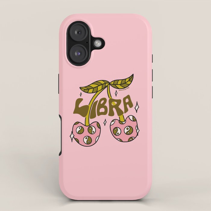 Libra Cherries iPhone Case Gallery Image 1
