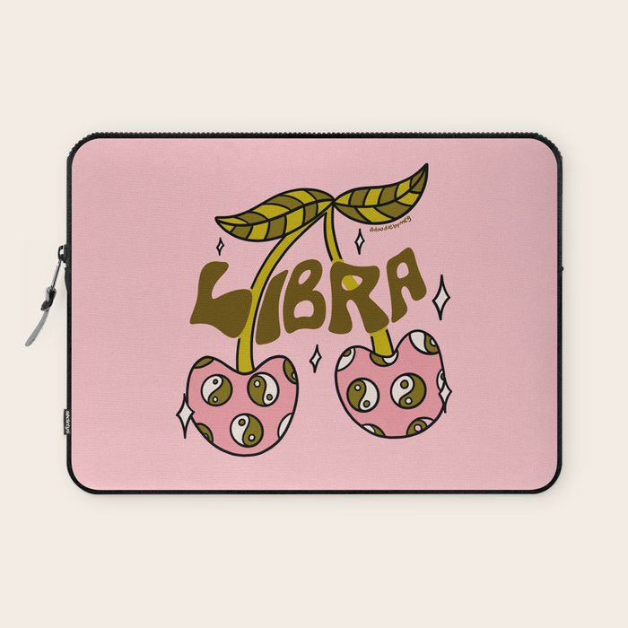 Libra Cherries Laptop Sleeve Gallery Image 1