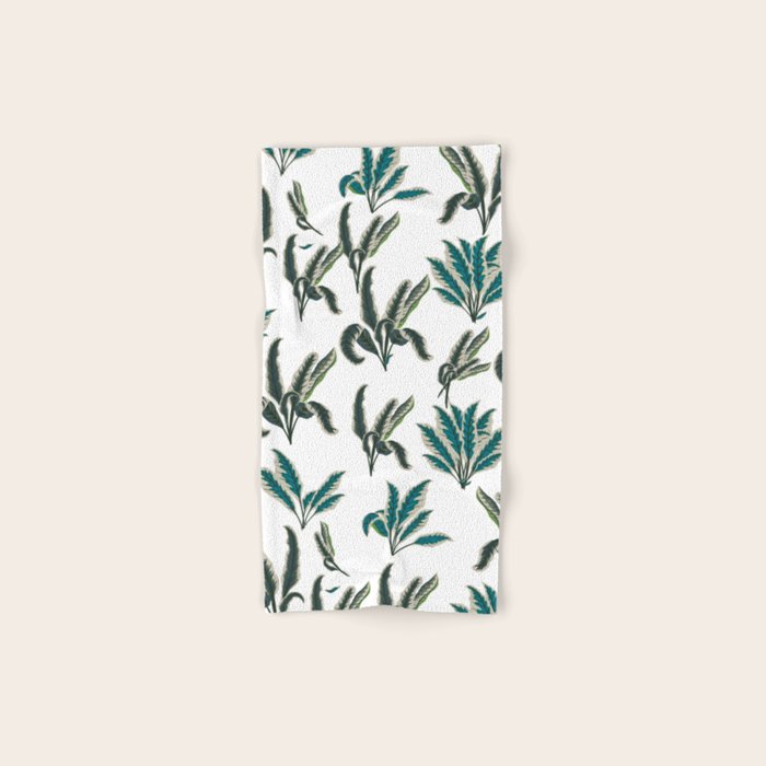 Botanical Plants Bath Towel Gallery Image 1