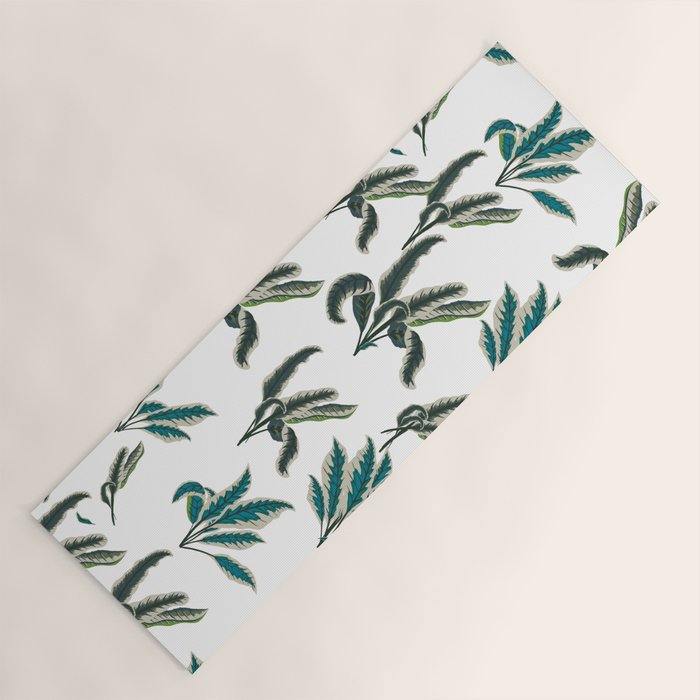 Botanical Plants Yoga Mat