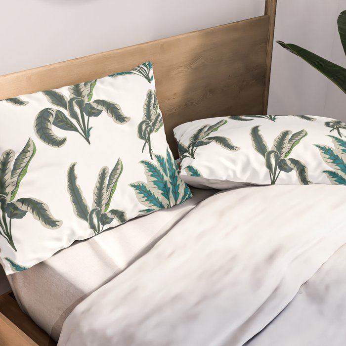 Botanical Plants Pillow Sham Gallery Image 2