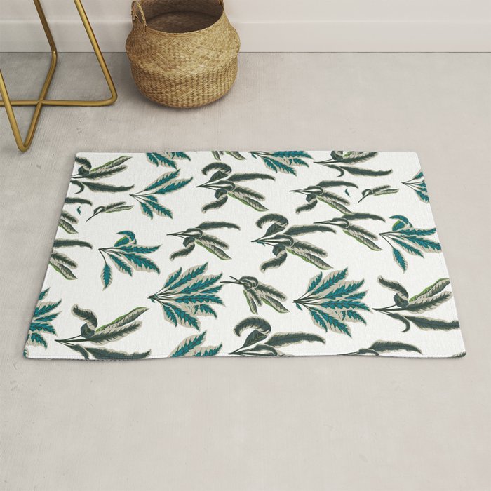 Botanical Plants Rug Gallery Image 1
