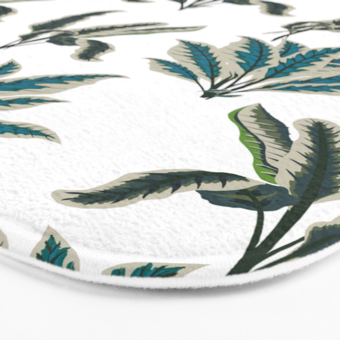 Botanical Plants Bath Mat Gallery Image 3