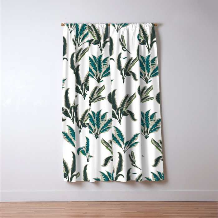 Botanical Plants Window Curtain Gallery Image 3