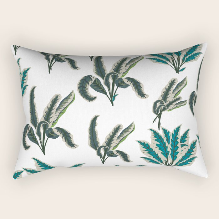 Botanical Plants Rectangular Pillow Gallery Image 1