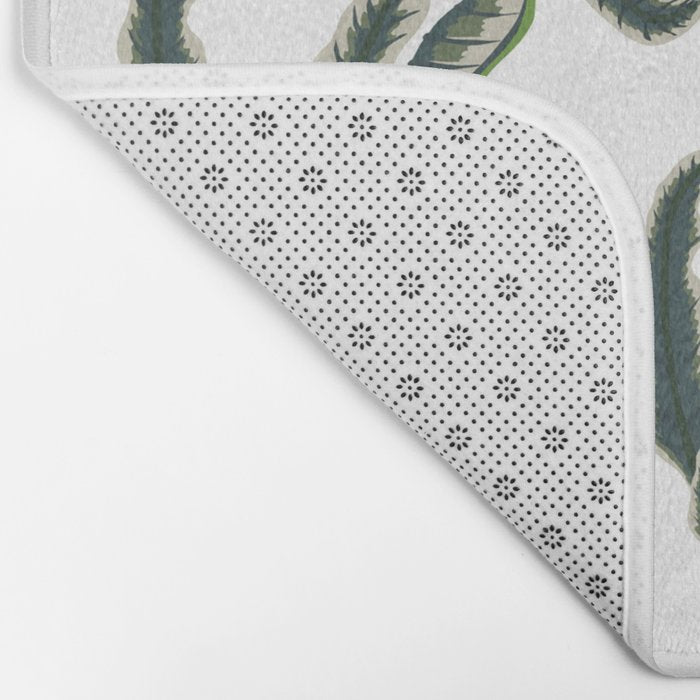 Botanical Plants Bath Mat Gallery Image 2