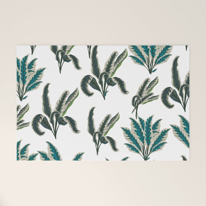 Botanical Plants Welcome Mat Gallery Image 1