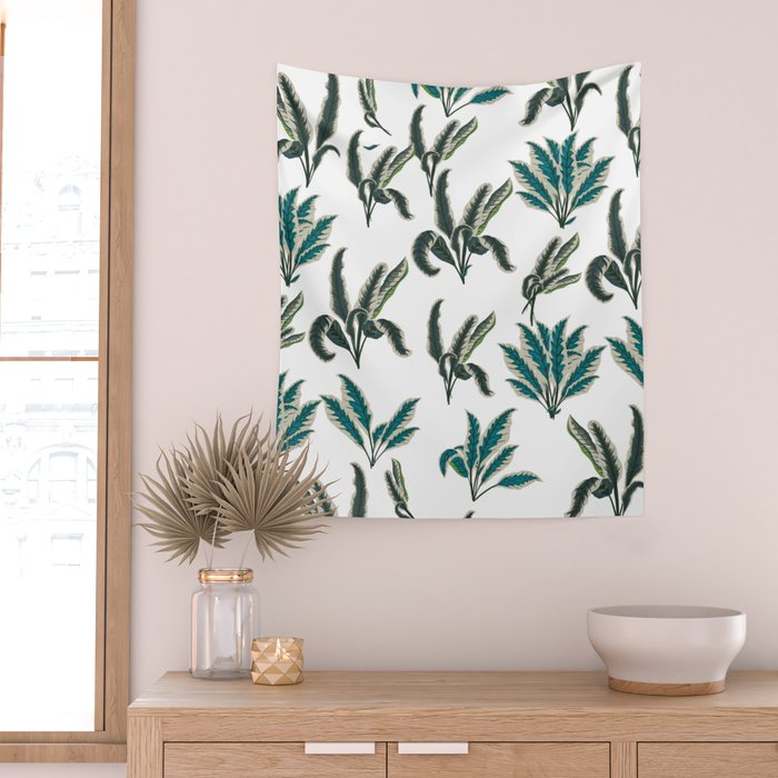 Botanical Plants Wall Tapestry Gallery Image 2