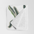 Botanical Plants Throw Blanket Gallery Image 3