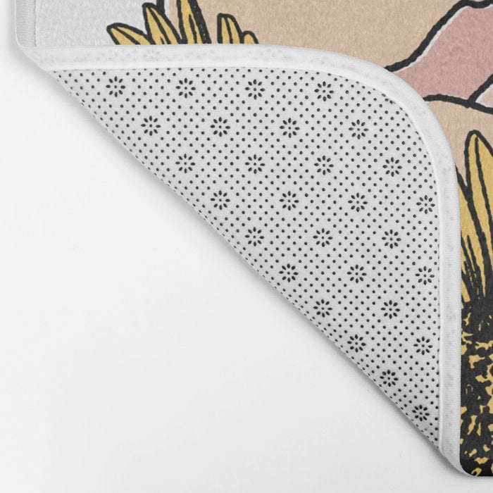 Sunflower Bath Mat Gallery Image 2