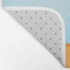 Cabo Desert Landscape Illustration Bath Mat Gallery Image 2