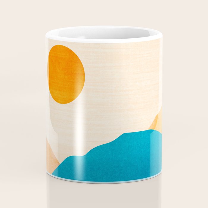 Cabo Desert Landscape Illustration Coffee Mug Gallery Image 4