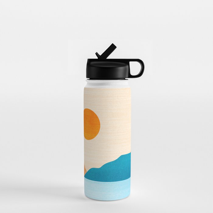 Cabo Desert Landscape Illustration Water Bottle Gallery Image 1