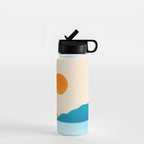 Cabo Desert Landscape Illustration Water Bottle Gallery Image 1