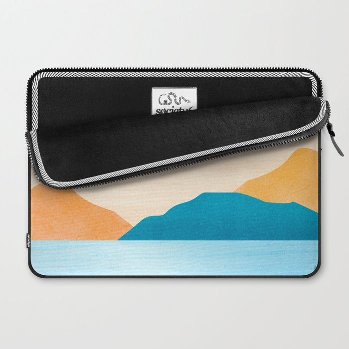 Cabo Desert Landscape Illustration Laptop Sleeve Gallery Image 2