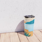 Cabo Desert Landscape Illustration Travel Mug Gallery Image 4