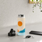 Cabo Desert Landscape Illustration Water Bottle Gallery Image 4